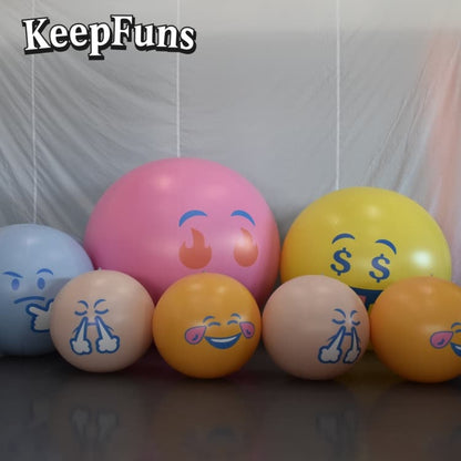 KeepFuns PVC Inflatable Balloons, customizable in size and Logo, made of waterproof and durable materials, suitable for mall decorations, party decorations, theme events, and advertising promotions.