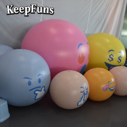KeepFuns PVC Inflatable Balloons, customizable in size and Logo, made of waterproof and durable materials, suitable for mall decorations, party decorations, theme events, and advertising promotions.