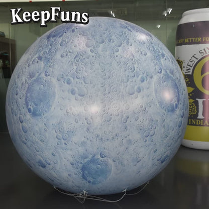 KeepFuns PVC Inflatable Planet Balloons, customizable in size and Logo, made of waterproof and durable material, suitable for mall decoration, party decoration, theme activities, and advertising