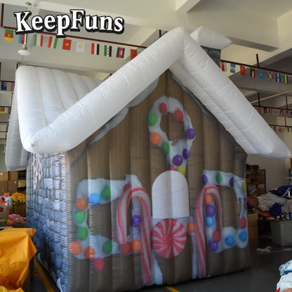 KeepFuns Inflatable Christmas House