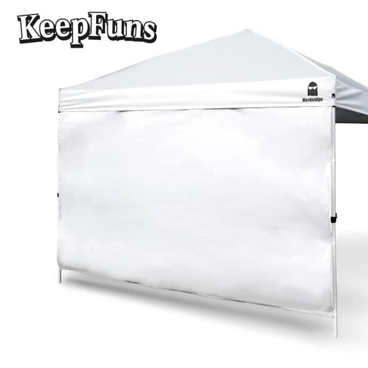 KeepFuns folding tent, which can be customized in size, color and printed content, is easy to set up and lightweight, suitable for activities such as wedding parties and outdoor dinners.