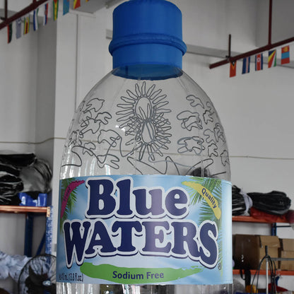 KeepFuns Giant Blue Waters water bottle inflatable model with light, brand promotion inflatable model, nightclub props