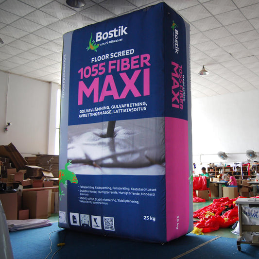 KeepFuns Giant Bostik 1055 Fiber Maxi flooring material inflatable model for brand promotion of building materials and exhibition display props