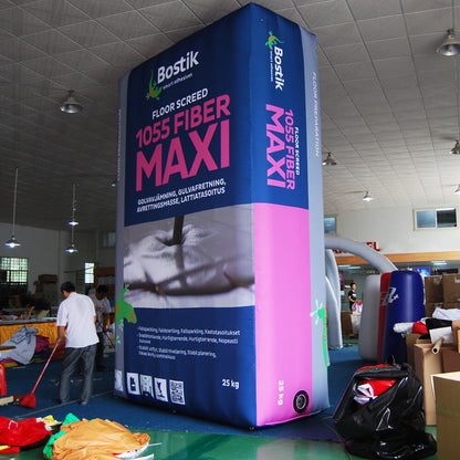 KeepFuns Giant Bostik 1055 Fiber Maxi flooring material inflatable model for brand promotion of building materials and exhibition display props