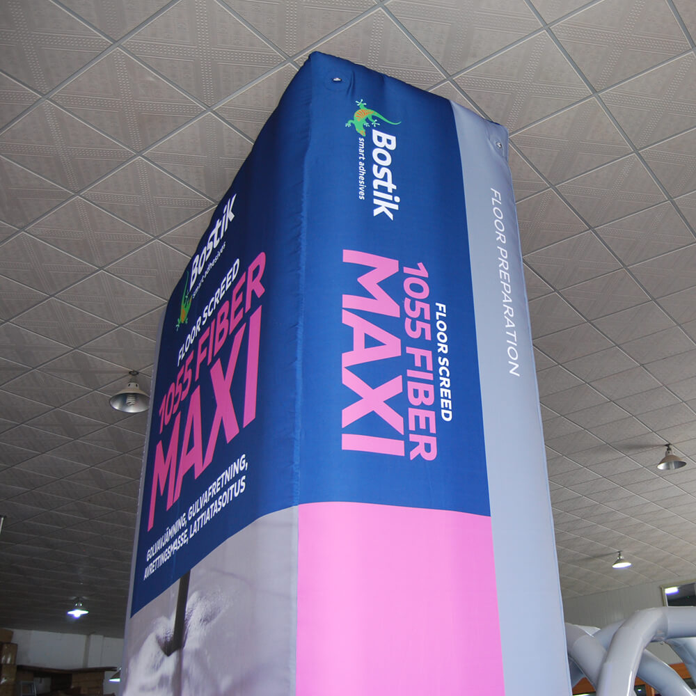 KeepFuns Giant Bostik 1055 Fiber Maxi flooring material inflatable model for brand promotion of building materials and exhibition display props