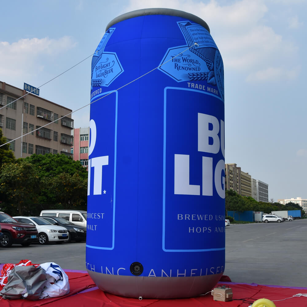 KeepFuns Giant Bud Light inflatable model, beer brand promotion inflatable model, outdoor advertising display props