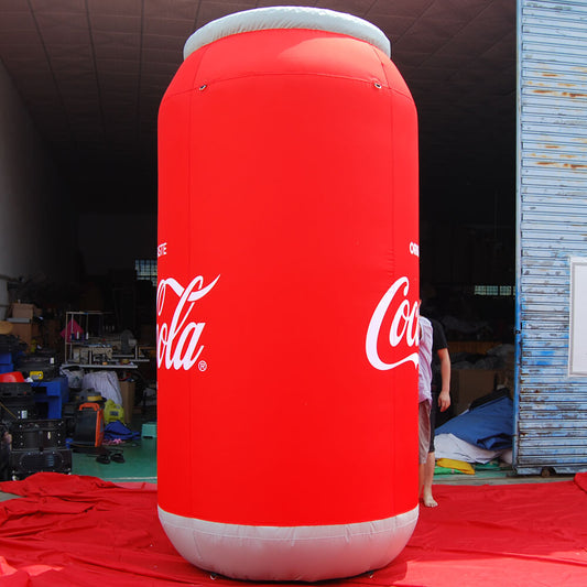 KeepFuns Giant Coca-Cola Can Inflatable Model Beverage Brand Promotion Inflatable Model Commercial Activity Display Props