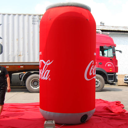 KeepFuns Giant Coca-Cola Can Inflatable Model Beverage Brand Promotion Inflatable Model Commercial Activity Display Props