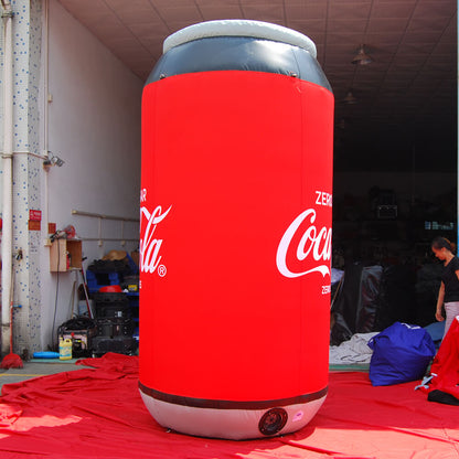 KeepFuns Giant Coca-Cola Can Inflatable Model Beverage Brand Promotion Inflatable Model Commercial Activity Display Props
