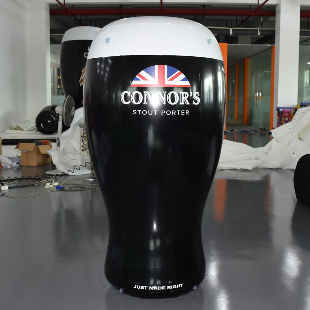 KeepFuns Giant Conners Stout Porter beer mug inflatable model dark beer brand promotion inflatable bar event props