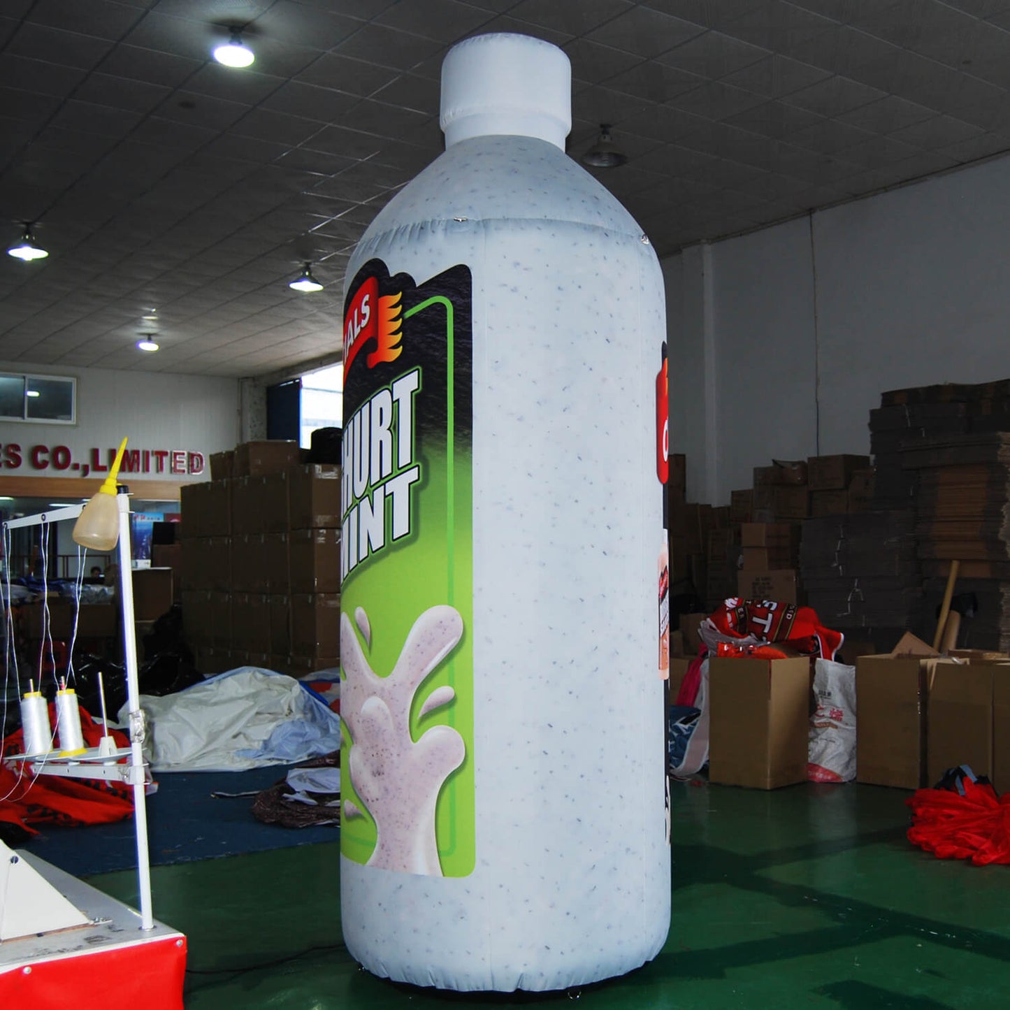 KeepFuns Giant Crucials sauce bottle inflatable model for food brand promotion and shopping mall event display props