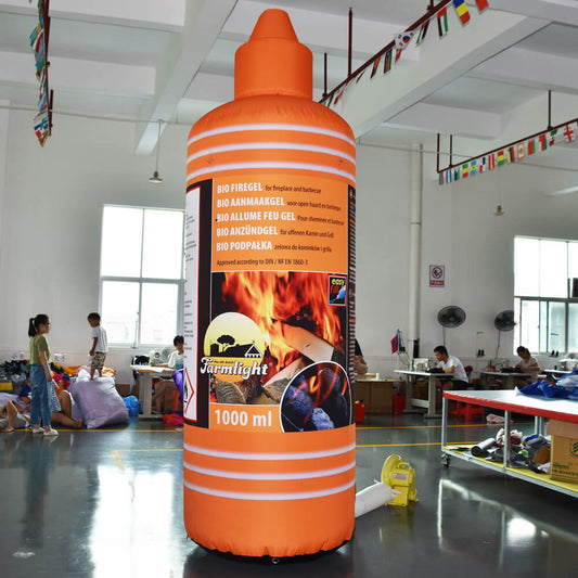 KeepFuns Giant Farmlight Fire Starter Gel Inflatable Model Outdoor Products Promotional Inflatable Model Bonfire Accelerant Promotional Props
