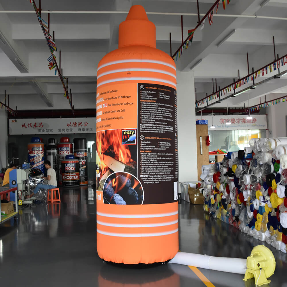KeepFuns Giant Farmlight Fire Starter Gel Inflatable Model Outdoor Products Promotional Inflatable Model Bonfire Accelerant Promotional Props