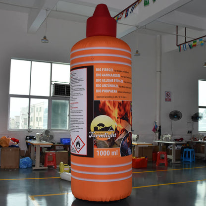 KeepFuns Giant Farmlight Fire Starter Gel Inflatable Model Outdoor Products Promotional Inflatable Model Bonfire Accelerant Promotional Props