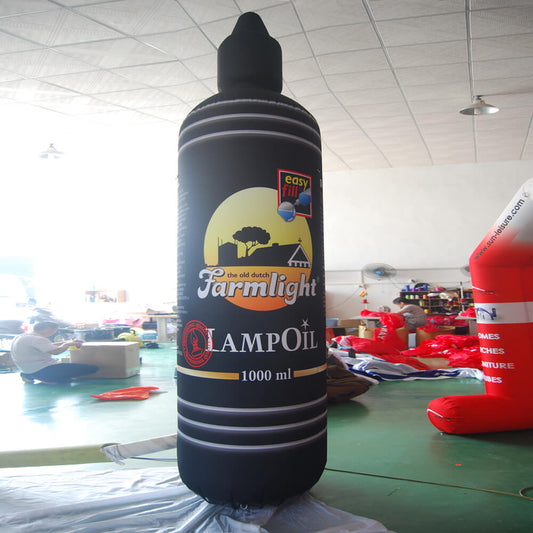 KeepFuns Giant Farmlight lamp oil inflatable bottle model outdoor products promotion inflatable model camping activity display props