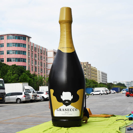 KeepFuns Giant Ferravino champagne bottle inflatable model wine brand promotion inflatable model event decoration props