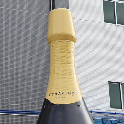 KeepFuns Giant Ferravino champagne bottle inflatable model wine brand promotion inflatable model event decoration props