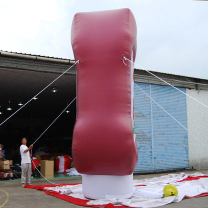 KeepFuns Giant French's Ketchup Inflatable Bottle Model Condiment Brand Promotion Inflatable Model Supermarket Activity Display Props