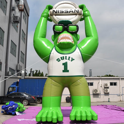 KeepFuns Giant Hulk inflatable model, car brand joint inflatable model, outdoor creative marketing props