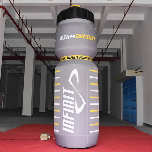 KeepFuns Giant INFINIT Sports Bottle Inflatable Model Sports Supply Brand Promotion Inflatable Model Fitness Activity Display Props