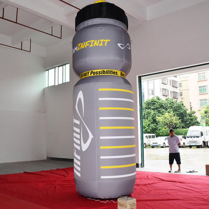 KeepFuns Giant INFINIT Sports Bottle Inflatable Model Sports Supply Brand Promotion Inflatable Model Fitness Activity Display Props