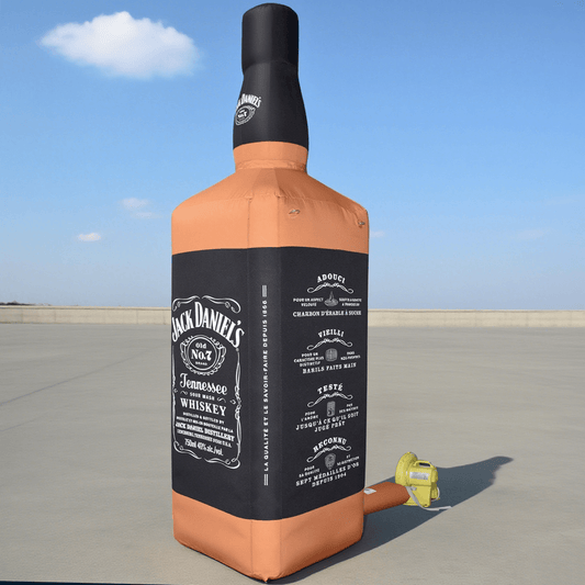 KeepFuns Giant Jack Daniel's whiskey bottle inflatable model Wine brand promotion inflatable model Bar event decoration props