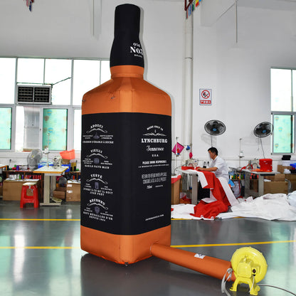 KeepFuns Giant Jack Daniel's whiskey bottle inflatable model Wine brand promotion inflatable model Bar event decoration props