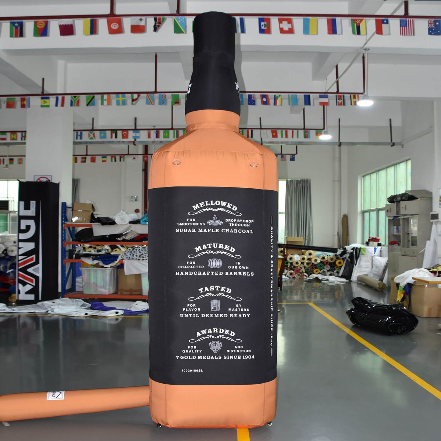 KeepFuns Giant Jack Daniel's whiskey bottle inflatable model Wine brand promotion inflatable model Bar event decoration props