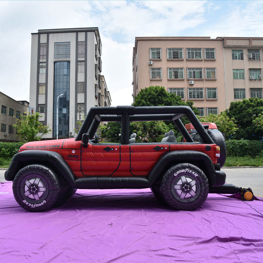 KeepFuns Giant Jeep inflatable car model off-road brand promotional inflatable model 4S store outdoor display props