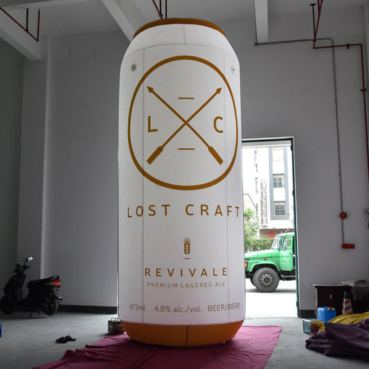 KeepFuns Giant LOST CRAFT beer can inflatable model craft beer brand promotion inflatable model commercial activity display props