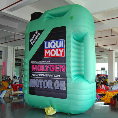 KeepFuns Giant Liqui Magic oil drum inflatable model, automotive product promotion inflatable model, brand promotion display props