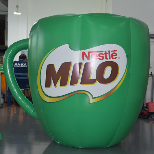 KeepFuns Giant Nestle Milo Inflatable Cup Model Chocolate Malt Drink Promotional Inflatable Model Supermarket Event Props