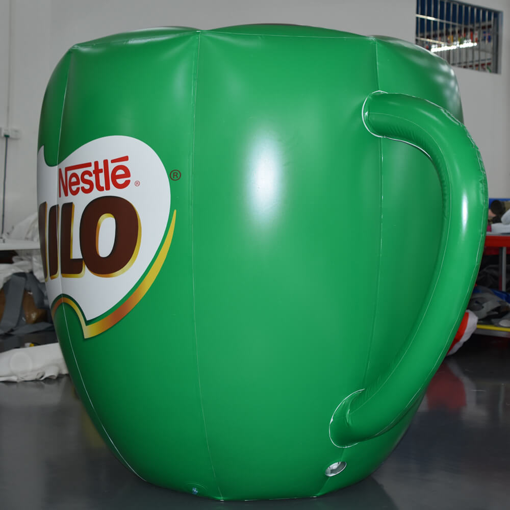 KeepFuns Giant Nestle Milo Inflatable Cup Model Chocolate Malt Drink Promotional Inflatable Model Supermarket Event Props