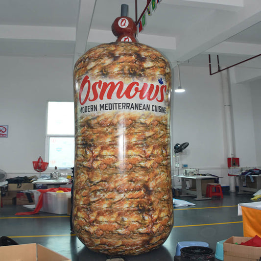 KeepFuns Giant Osmow's BBQ inflatable model Mediterranean cuisine promotion inflatable model restaurant brand display props