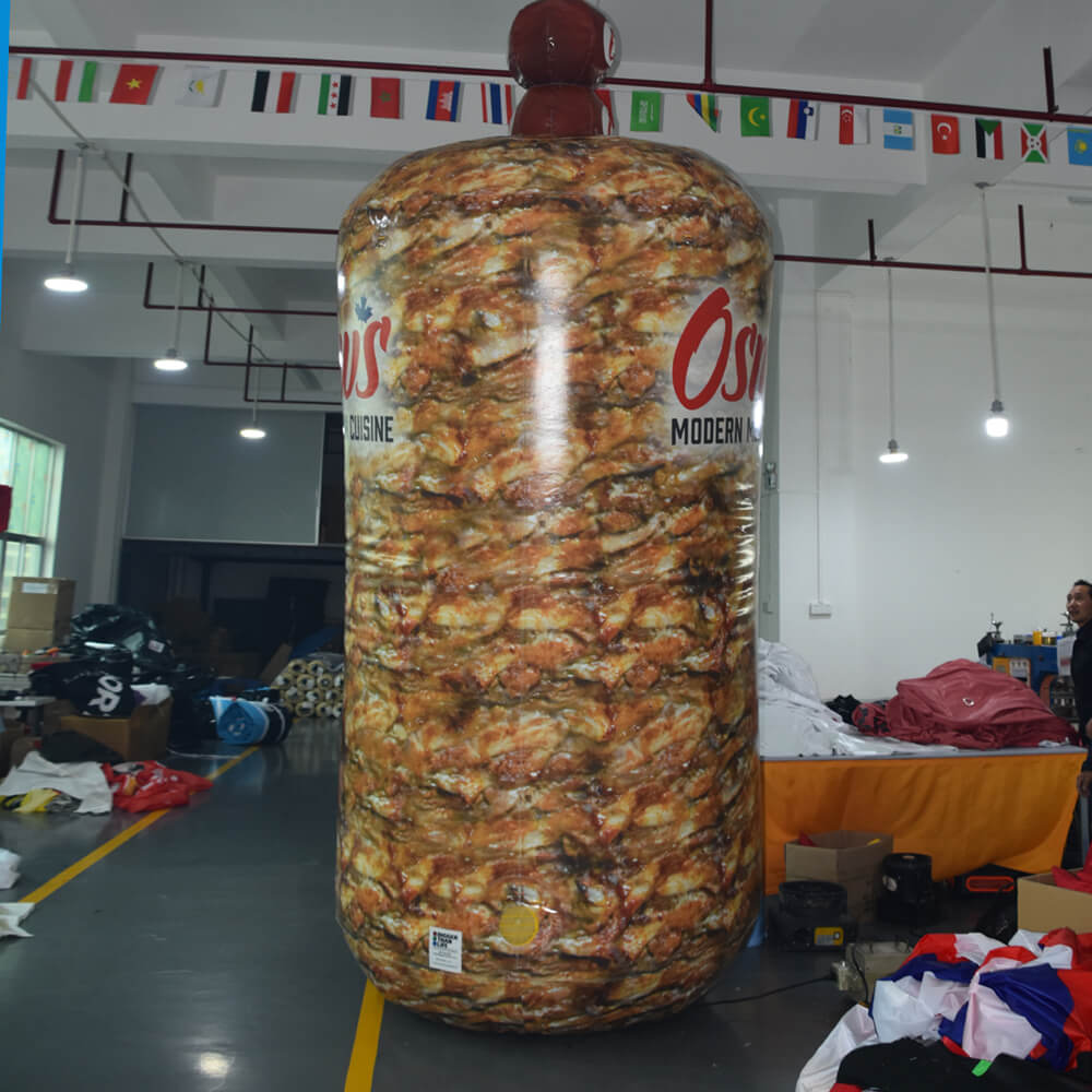 KeepFuns Giant Osmow's BBQ inflatable model Mediterranean cuisine promotion inflatable model restaurant brand display props