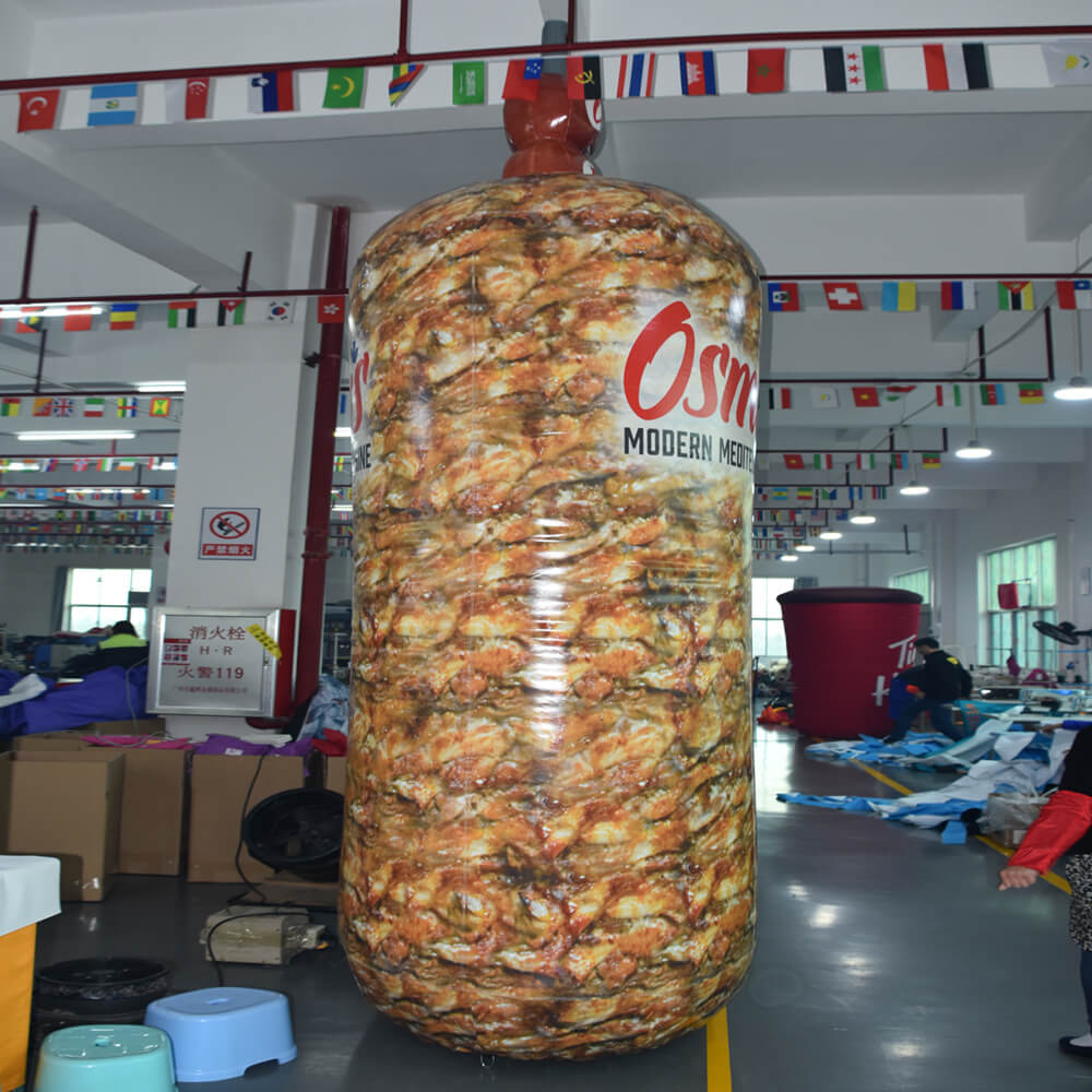 KeepFuns Giant Osmow's BBQ inflatable model Mediterranean cuisine promotion inflatable model restaurant brand display props