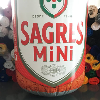 KeepFuns Giant SAGRES Mini beer bottle inflatable model brand promotion inflatable bar event decoration props