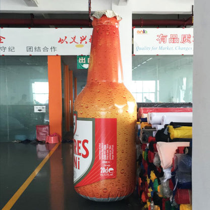 KeepFuns Giant SAGRES Mini beer bottle inflatable model brand promotion inflatable bar event decoration props