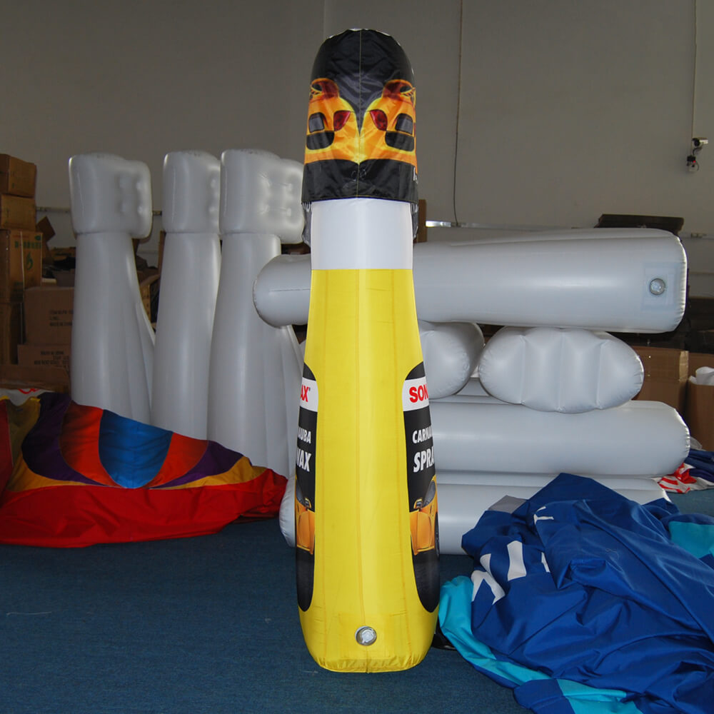 KeepFuns Giant SONAX Carnauba Spray Wax Inflatable Bottle Model for Automotive Products Promotion and Exhibition Props