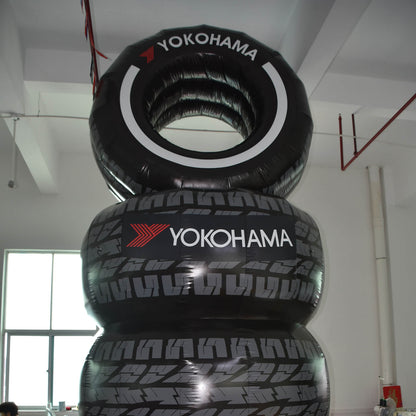 KeepFuns Giant Yokohama tire inflatable model, brand promotion inflatable model, tire shop marketing display props