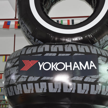 KeepFuns Giant Yokohama tire inflatable model, brand promotion inflatable model, tire shop marketing display props