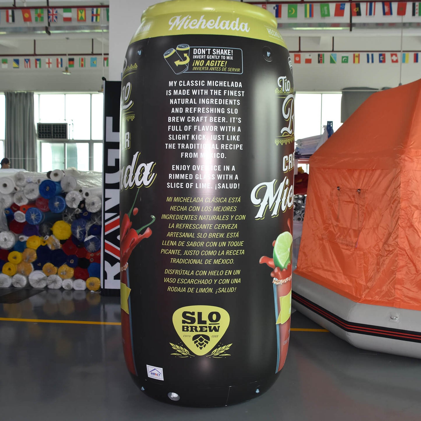 KeepFuns Giant beer can inflatable model craft beer brand promotion inflatable model bar event decoration props