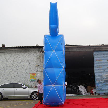KeepFuns Giant blue creative letter inflatable model brand logo display inflatable model event scene decoration props