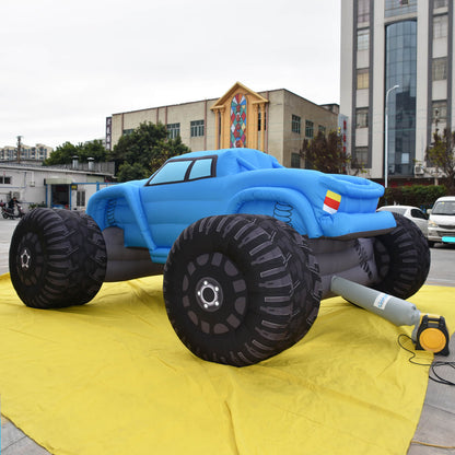 KeepFuns Giant blue inflatable off-road vehicle model, car brand promotional inflatable model, outdoor auto show display props
