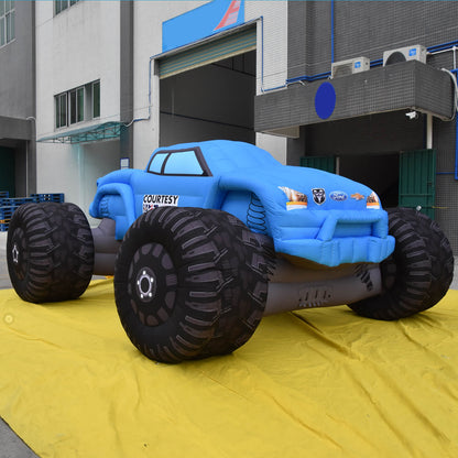 KeepFuns Giant blue inflatable off-road vehicle model, car brand promotional inflatable model, outdoor auto show display props