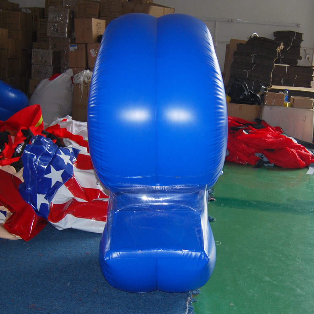KeepFuns Giant blue letter S inflatable model brand logo display inflatable event scene decoration props