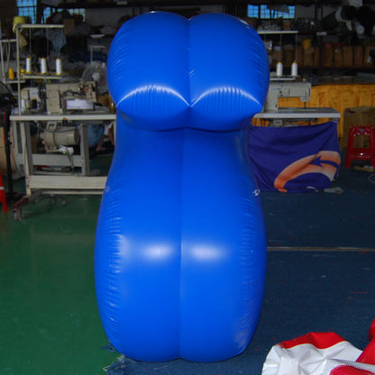 KeepFuns Giant blue letter S inflatable model brand logo display inflatable event scene decoration props