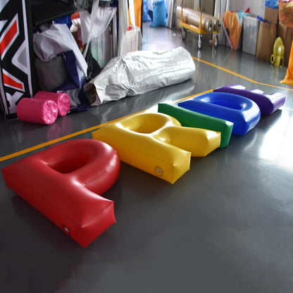 KeepFuns Giant colorful PRIDE letter inflatable model rainbow theme activity inflatable model gay pride month display props