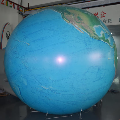 KeepFuns Giant inflatable globe model, simulated earth science display props, geography teaching promotional balloon