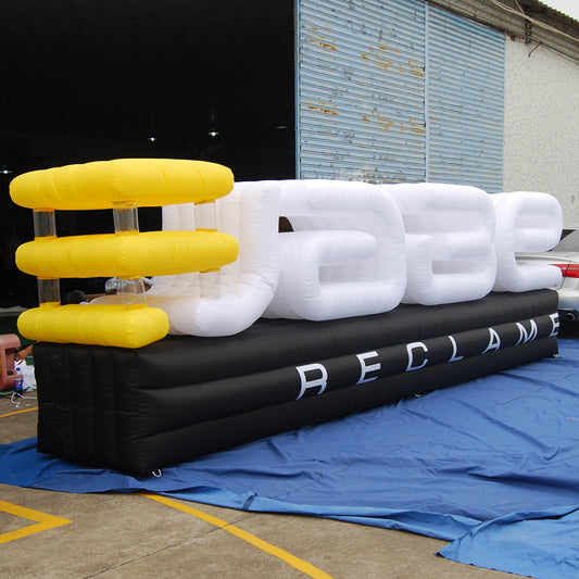KeepFuns Giant multi-color letter combination inflatable model brand logo display inflatable model event scene decoration props
